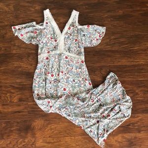 Disney Beauty and the Beast floral maxi dr…